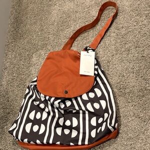 Esembly Orange and Black Day Bag